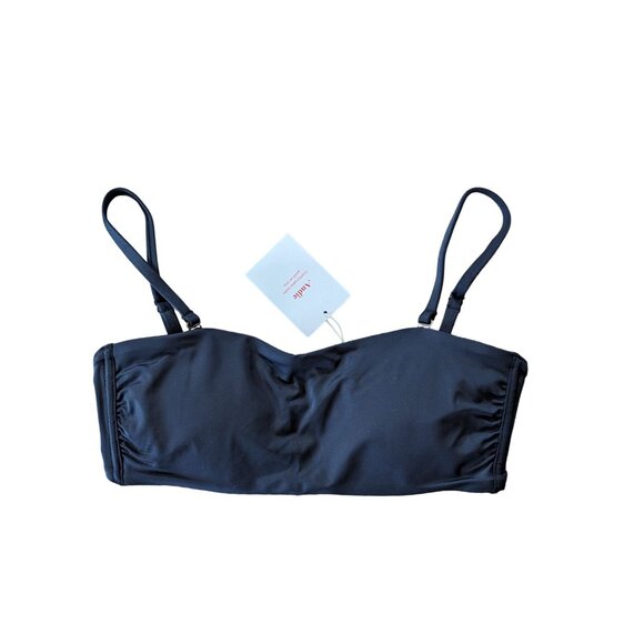 Andie Swim The Bora Bora Top Black Eco Nylon Size Small - Picture 10 of 10